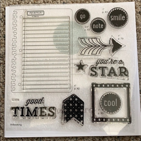 Close to My Heart My Acrylix Take Note Stamps - Picture 2 of 6